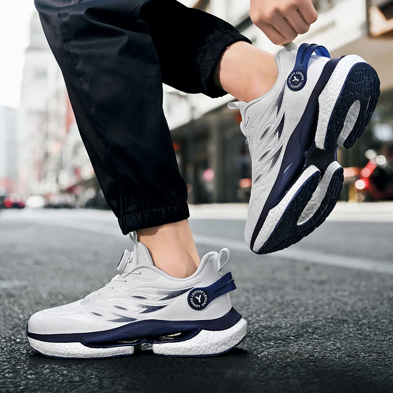 Men Shoes Running Sale - กันกระแทกสบายวิ่งกลางแจ้งฟิตเนสการฝึกอบรมการออกกําลังกายรองเท้าผ้าใบ Size38-45 ขายร้อนผู้ชายรองเท้า 2025