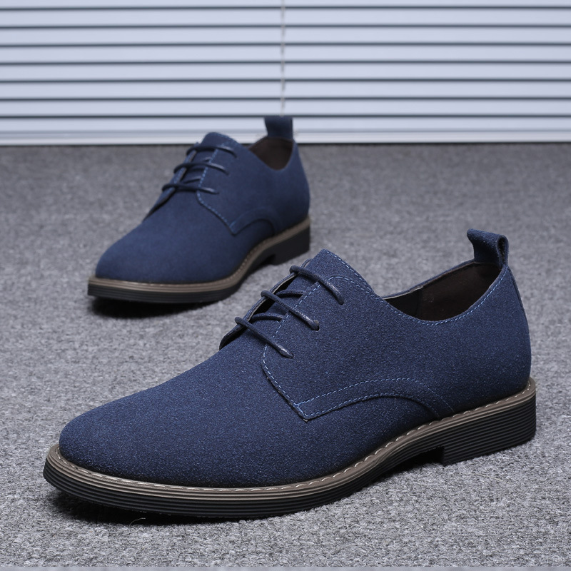 Men Shoes Official - PLUS ขนาด 38-48 ผู้ชายรองเท้าสบายๆรองเท้าหนังนิ่มผู้ชายรองเท้า Lace Up