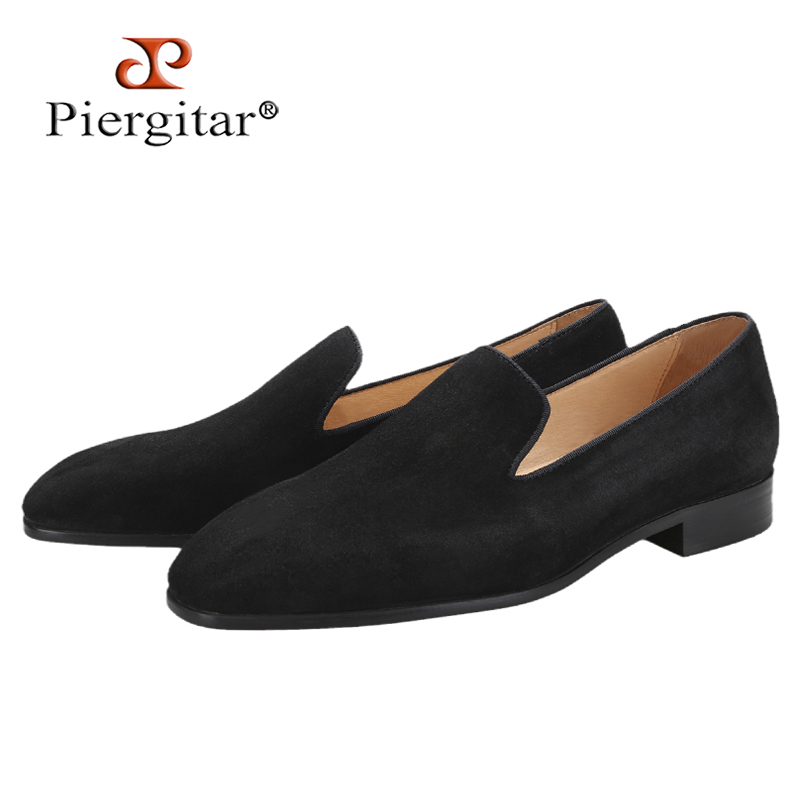 Men Shoes Red Tape - Piergitar CL รองเท้าโลฟเฟอร์แบบสวมสำหรับผู้ชาย ดีไซน์เดียวกัน หนังกลับหลากสี ทำมือ