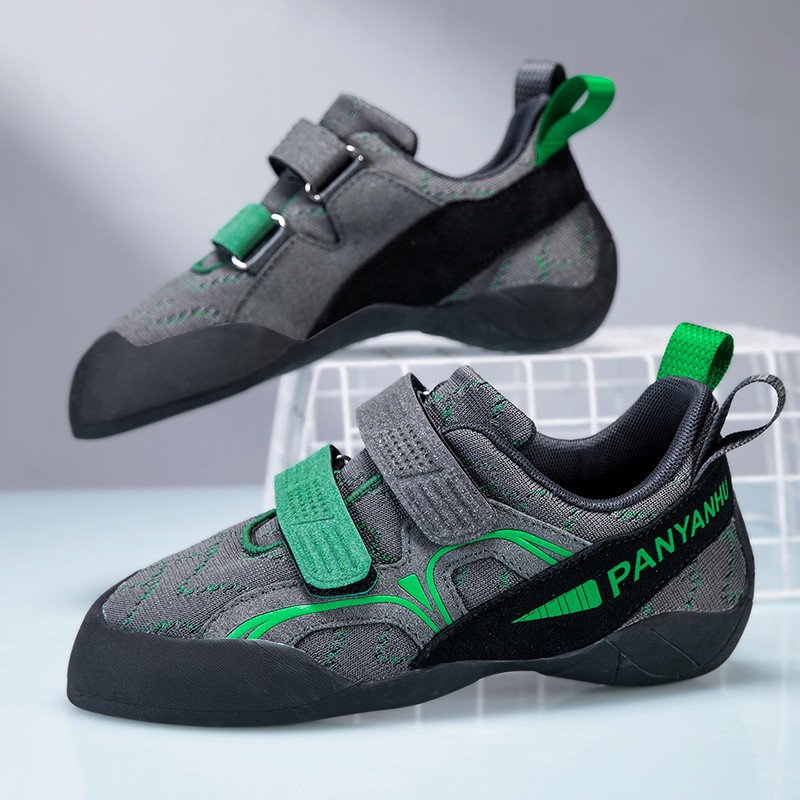 Men'S Shoes Professional - รองเท้าปีนเขาสำหรับผู้ชายรุ่นใหม่ พร้อมหัวเข็มขัดหมุนได้ รองเท้าสำหรับการฝึกปีนเขาแบบมืออาชีพ รองเท้ากีฬาและรองเท้าเดินป่าสำหรับผู้ชาย