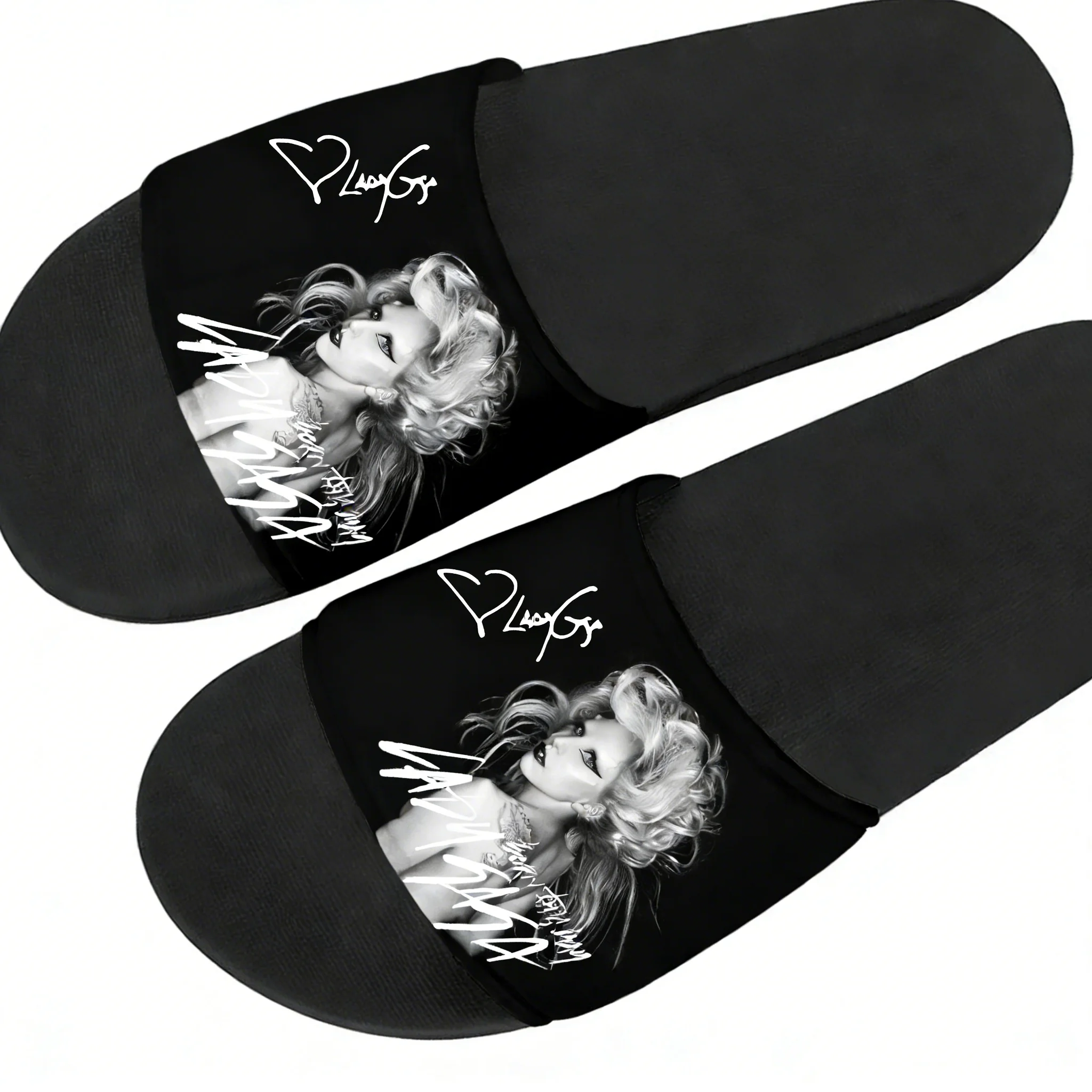 Men'S Shoes In Fashion - รองเท้าแตะเลดี้กาก้า รองเท้าใส่ในบ้าน รองเท้ากันน้ำ แฟชั่นสุดฮิต สำหรับผู้ชาย ผู้หญิง