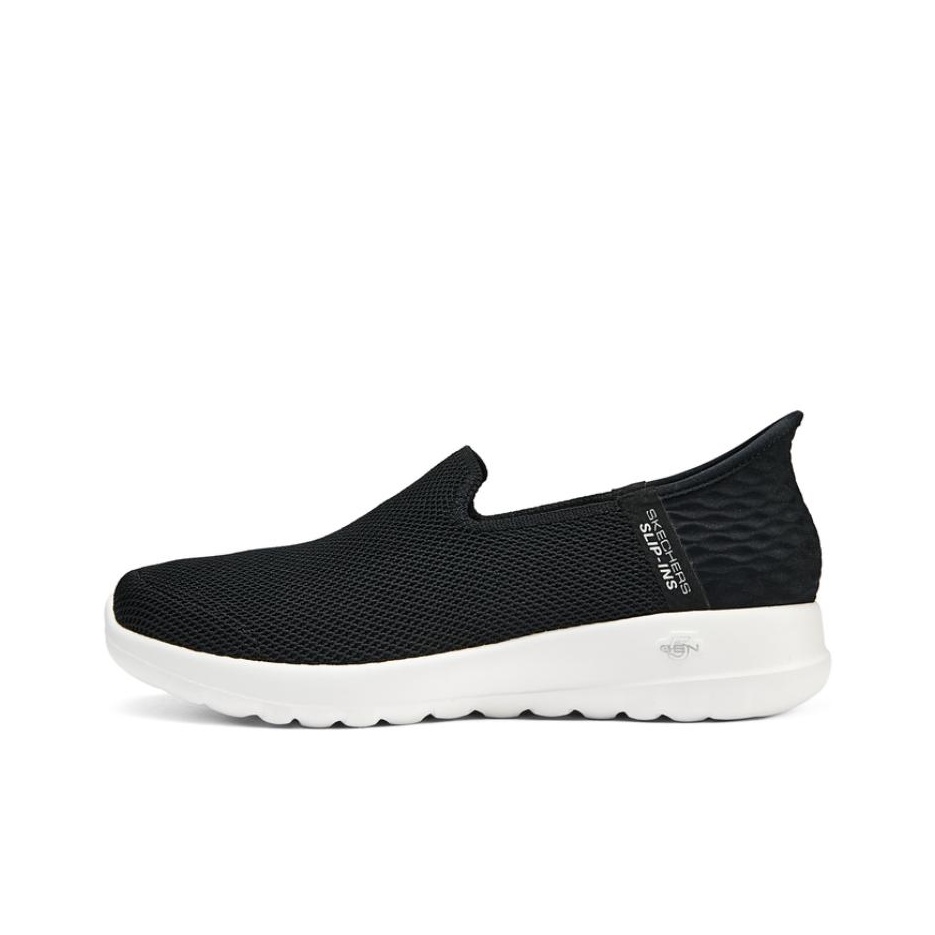 Men'S Shoes Black And White - รองเท้าเดินผู้หญิง Skechers ทนต่อการเสียดสี ระบายอากาศได้ดี ทรงเตี้ย สีดำขาว