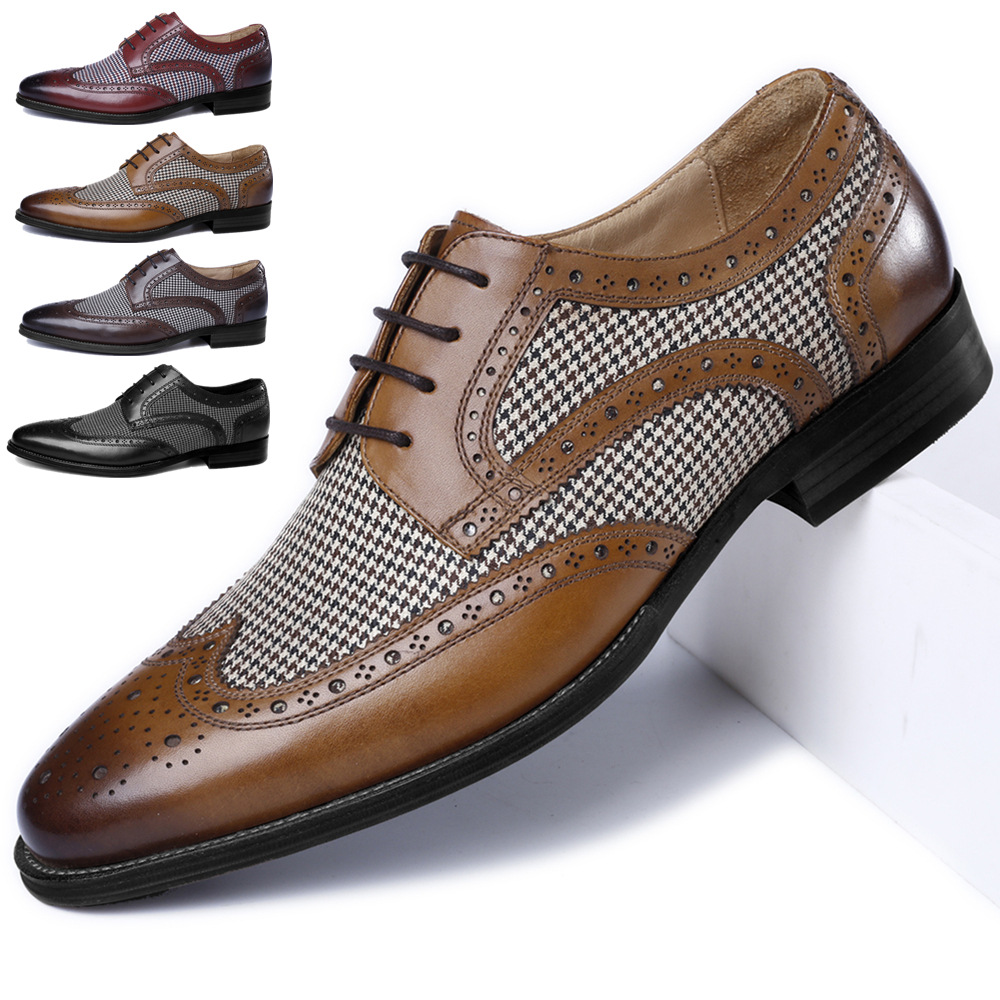 Men Shoes Official - ใหม่ Oxford รองเท้าธุรกิจผู้ชายนุ่มหนังสบายๆรองเท้า Breathable ผู้ชายรองเท้า Loafers