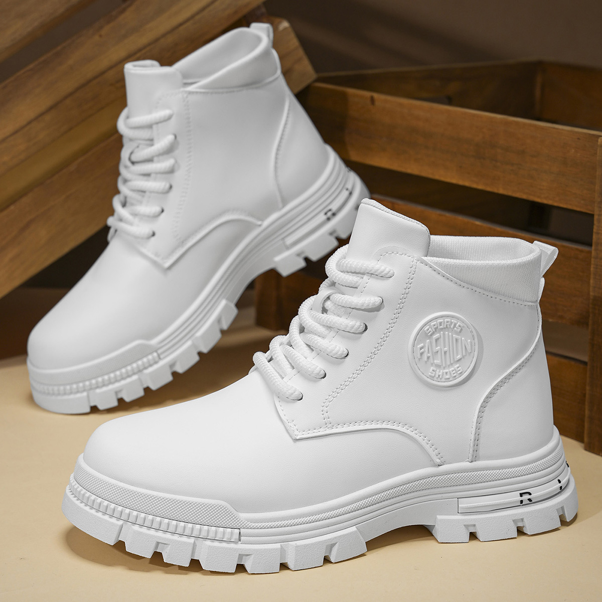 รองเท้าบูทมอเตอร์ไซค์สีขาวสำหร - Men Shoes Trends บทวิจารณ์และราคา