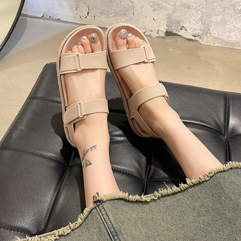 รองเท้าแตะผู้หญิงสำหรับฤดูร้อน - Velcro Strap Sandal บทวิจารณ์และราคา