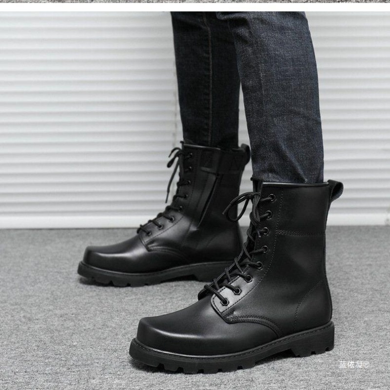 รองเท้าบูทต่อสู้ทางยุทธวิธีสำห - Work Boot Steel Toe บทวิจารณ์และราคา