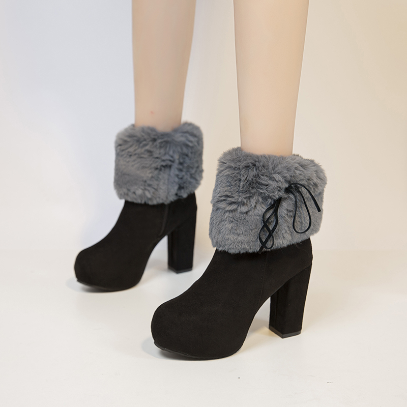 Plus ขนาดฤดูหนาวซิปด้านข้าง Ch - Winter Boot Insulated บทวิจารณ์และราคา