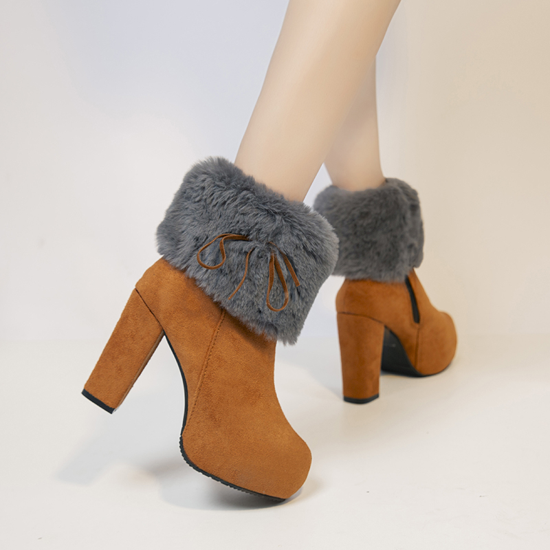 Plus ขนาดฤดูหนาวซิปด้านข้าง Ch - Winter Boot Insulated บทวิจารณ์และราคา