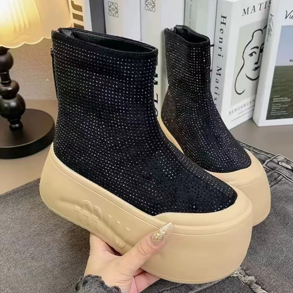 รองเท้าบูทผู้หญิงประดับเพชรหรู - Winter Boot Insulated บทวิจารณ์และราคา