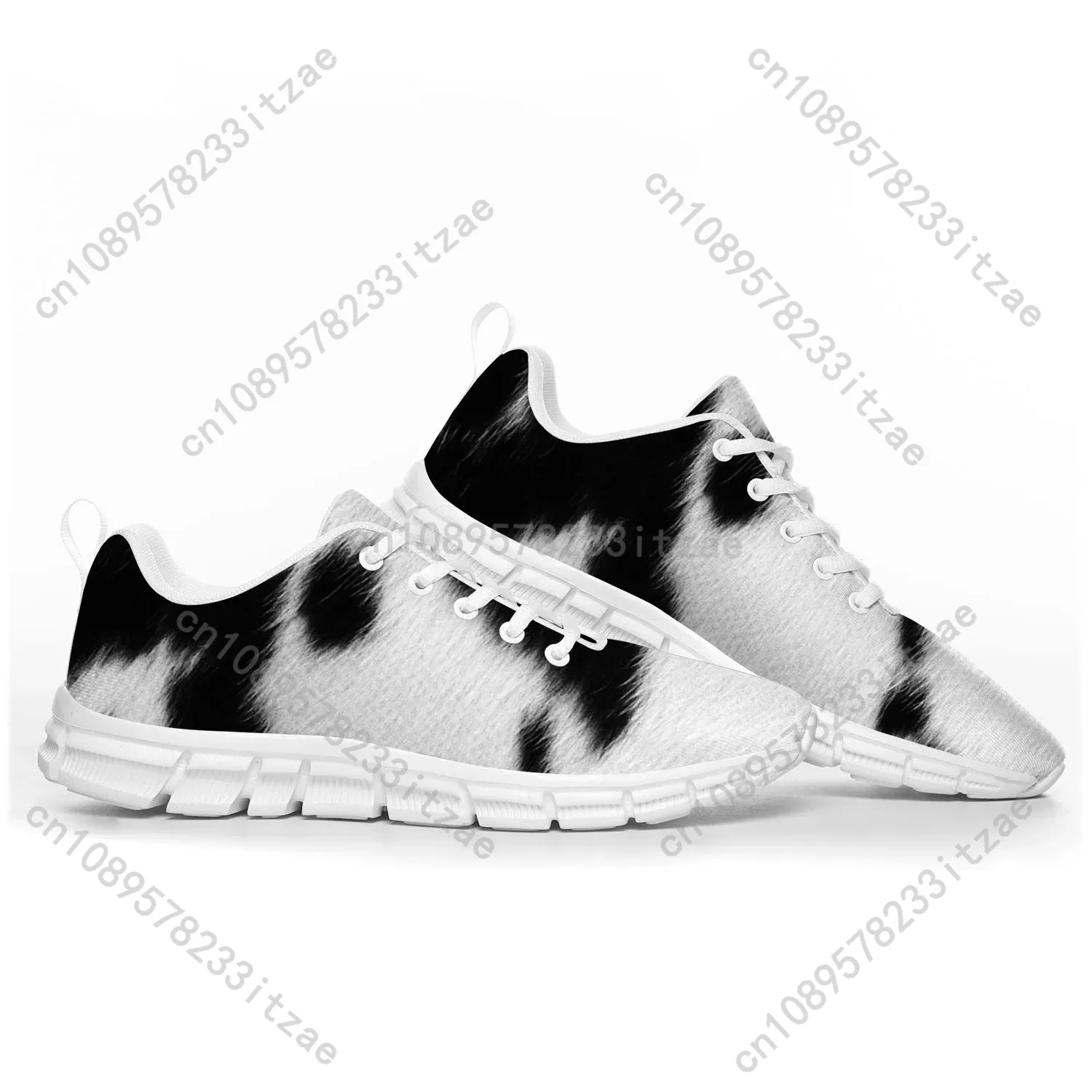 ลายวัว 3D รองเท้ากีฬาบุรุษสตรี - Men'S Shoes Black And White บทวิจารณ์และราคา