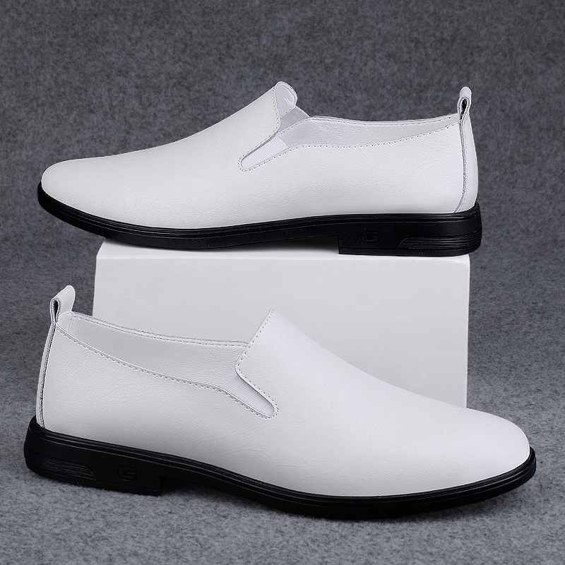 รองเท้าโลฟเฟอร์ผู้ชายสีดำพื้นน - Men'S Shoes Black And White บทวิจารณ์และราคา