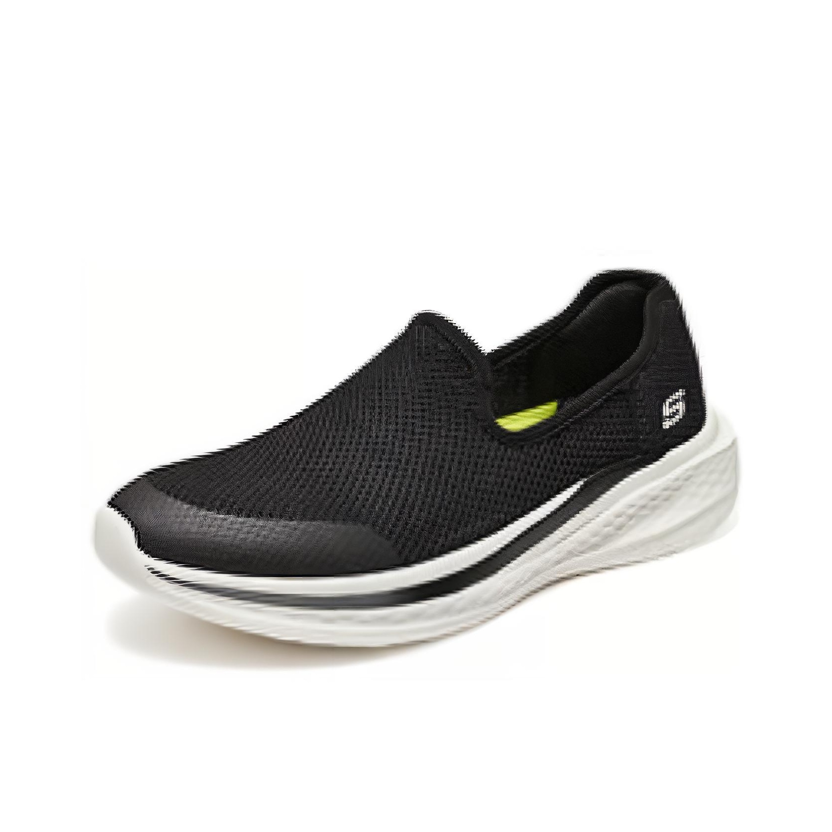 รองเท้าลำลองทรงเตี้ย Skechers  - Men'S Shoes Black And White บทวิจารณ์และราคา
