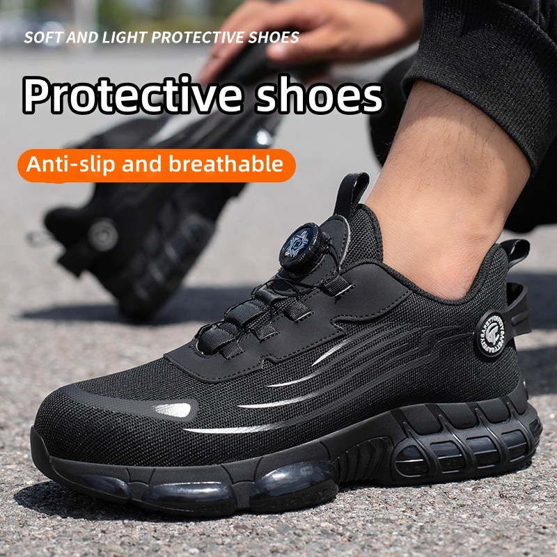รองเท้าป้องกันแบบมีปุ่มหมุน, ร - Work Boot Steel Toe บทวิจารณ์และราคา