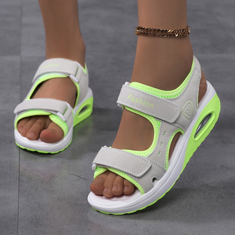 รองเท้าแตะแบบมีเบาะลมสำหรับผู้ - Velcro Strap Sandal บทวิจารณ์และราคา