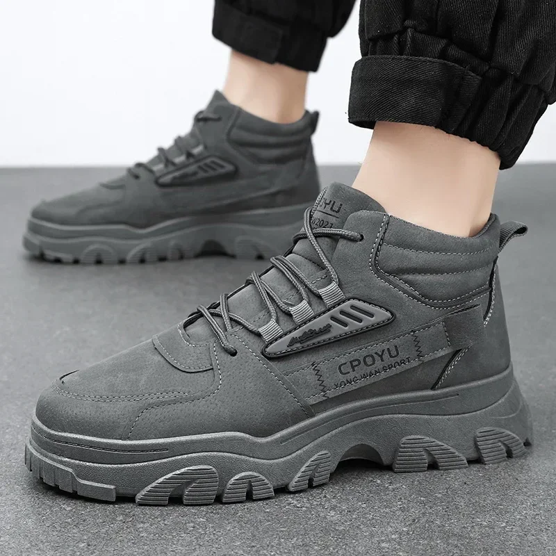 รองเท้าบูทข้อเท้าผู้ชาย รองเท้ - Men'S Shoes Increase Height บทวิจารณ์และราคา