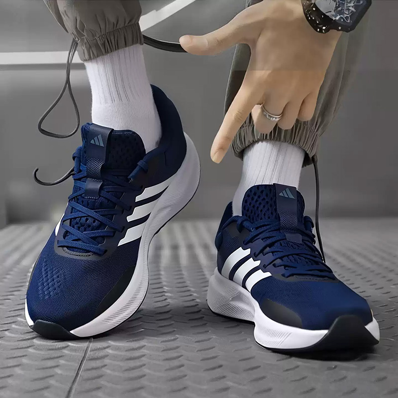 รองเท้าวิ่ง Adidas สีน้ำเงินกร - Men Shoes Jd บทวิจารณ์และราคา