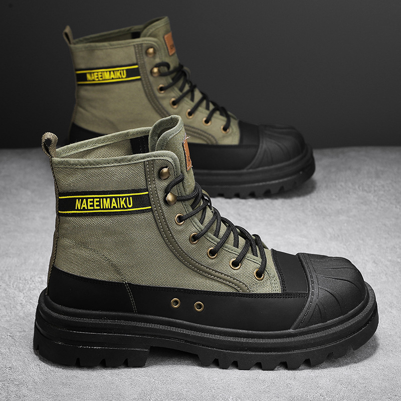 รองเท้าบูทผ้าใบผู้ชายแฟชั่นทรง - Men Shoes Trends บทวิจารณ์และราคา