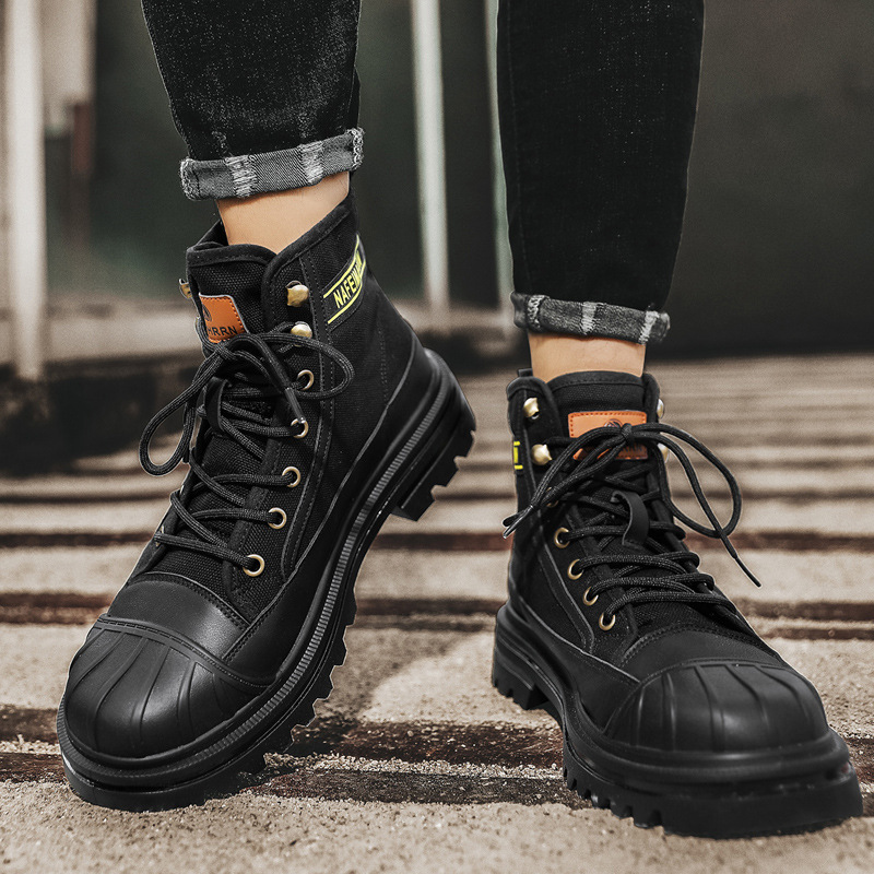 รองเท้าบูทผ้าใบผู้ชายแฟชั่นทรง - Men Shoes Trends บทวิจารณ์และราคา