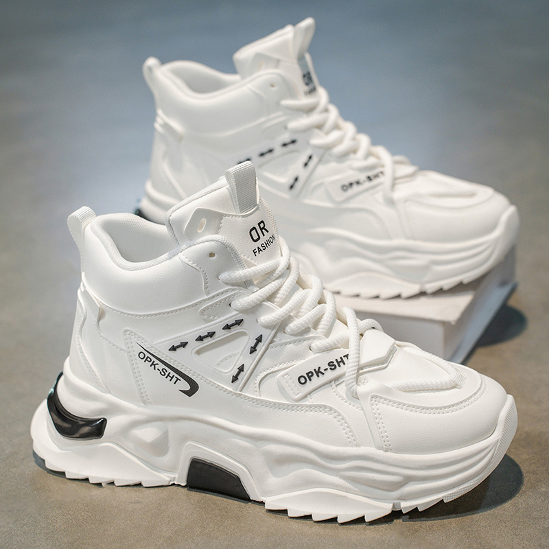 รองเท้าผ้าใบหุ้มข้อสูง ระบายอา - Men Shoes Running Sale บทวิจารณ์และราคา