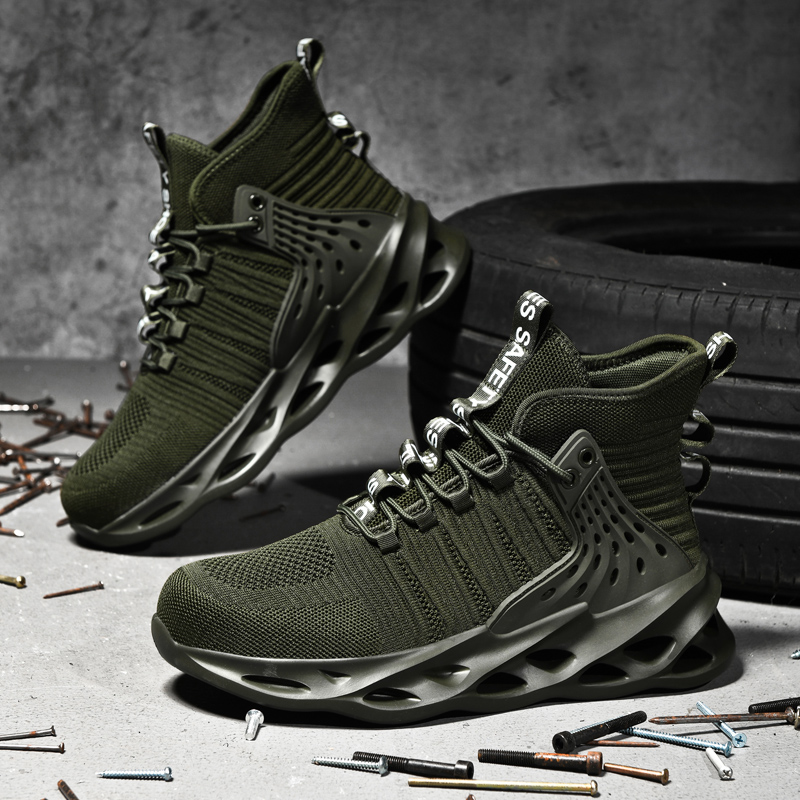 รองเท้าทำงานนิรภัยป้องกันการกร - Men Shoes Essentials บทวิจารณ์และราคา