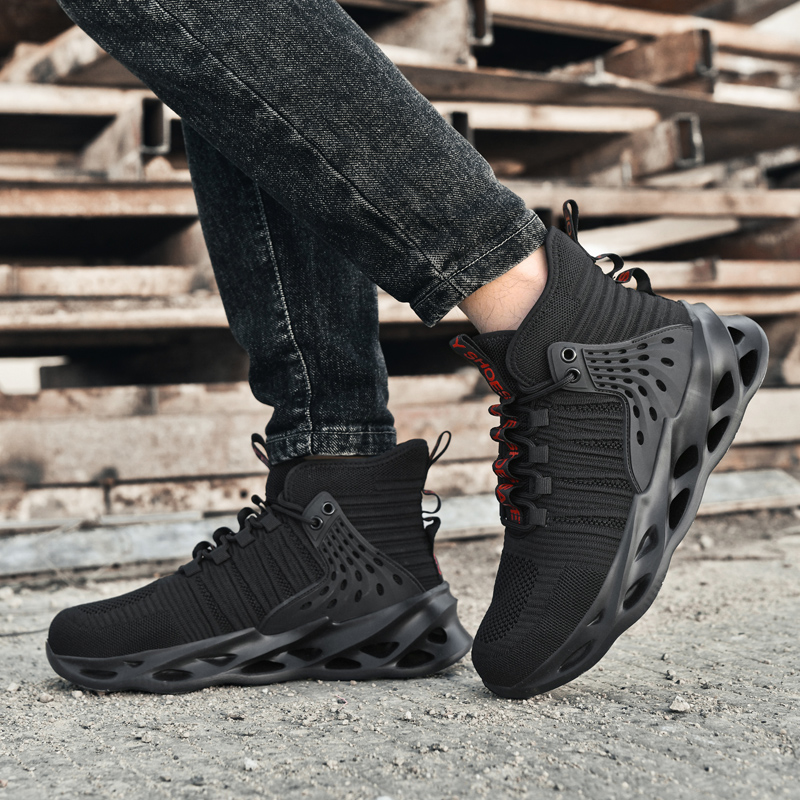รองเท้าทำงานนิรภัยป้องกันการกร - Men Shoes Essentials บทวิจารณ์และราคา