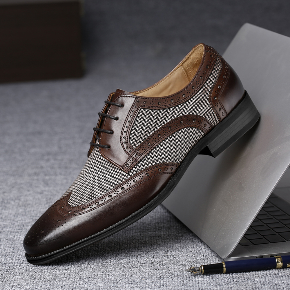 ใหม่ Oxford รองเท้าธุรกิจผู้ชา - Men Shoes Official บทวิจารณ์และราคา
