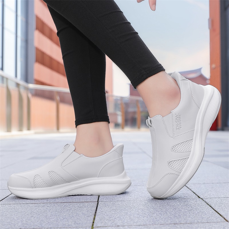 รองเท้าทำงานสำหรับพยาบาล ผู้หญ - Men'S Shoes Black And White บทวิจารณ์และราคา