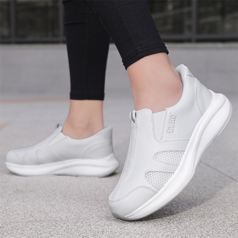 รองเท้าทำงานสำหรับพยาบาล ผู้หญ - Men'S Shoes Black And White บทวิจารณ์และราคา