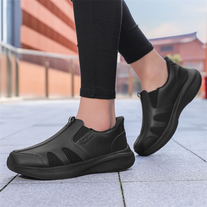 รองเท้าทำงานสำหรับพยาบาล ผู้หญ - Men'S Shoes Black And White บทวิจารณ์และราคา