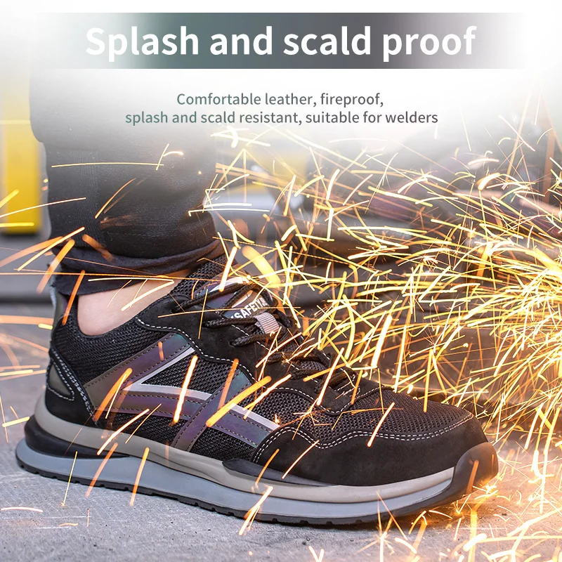 รองเท้าเพื่อความปลอดภัยในการทำ - Work Boot Steel Toe บทวิจารณ์และราคา